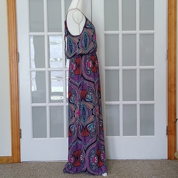 Evereve Allison Joy Maui Paisley Maxi Dress - Picture 3 of 16